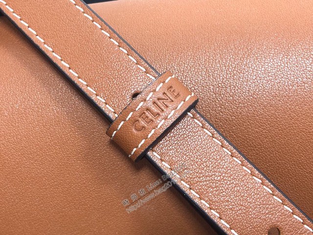 Celine專櫃2022全新CUIR TRIOMPHE系列單肩斜挎包 賽琳新版馬鞍包 sldj2424